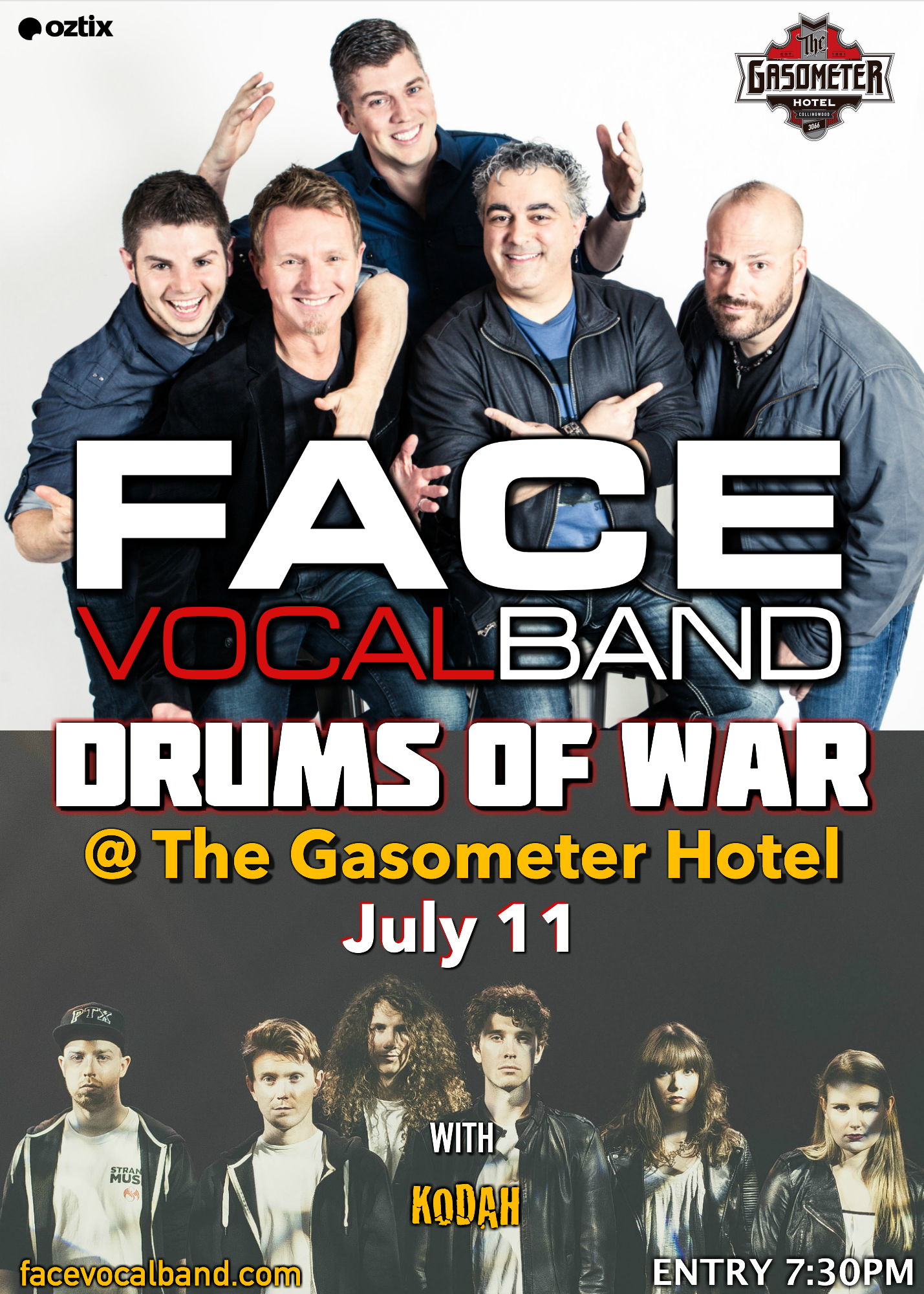 Face Vocal Band and Drums of War - Vocal Australia